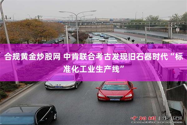 合规黄金炒股网 中肯联合考古发现旧石器时代“标准化工业生产线”