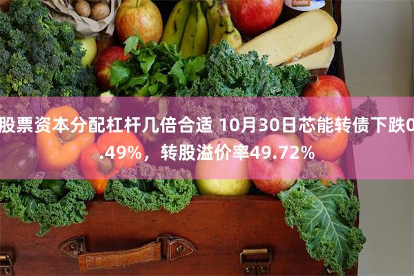 股票资本分配杠杆几倍合适 10月30日芯能转债下跌0.49%，转股溢价率49.72%